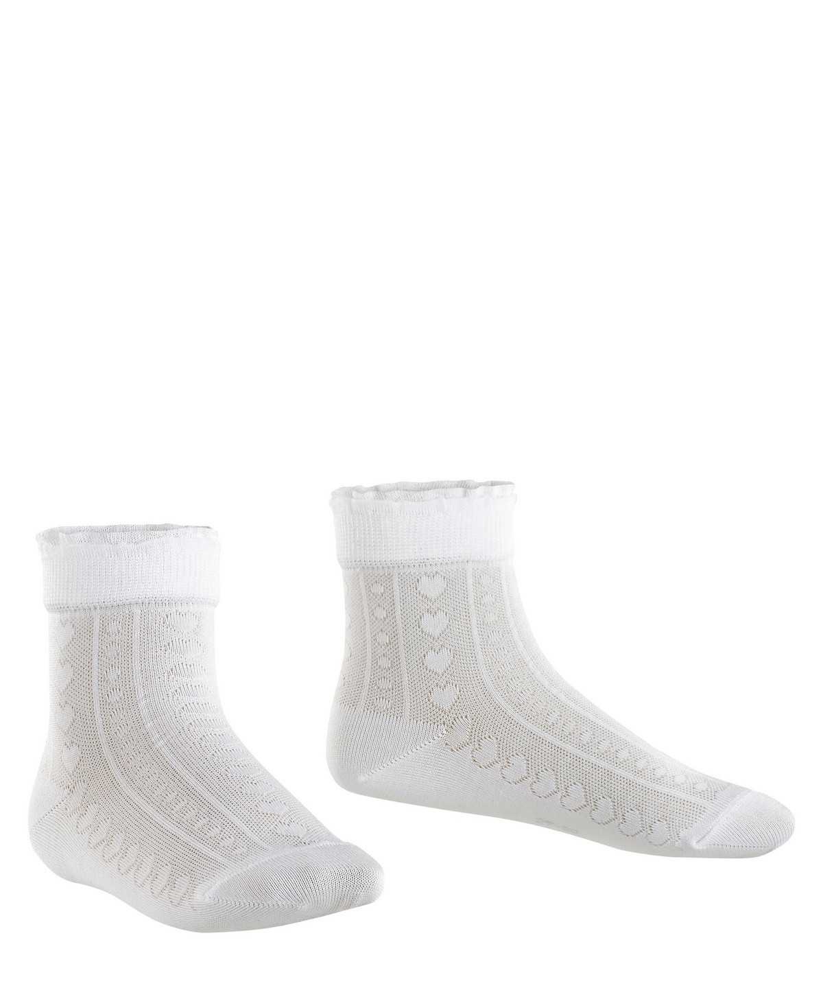 Calzini Bambino Falke Romantic Net Socks Bianche | PZYM58694