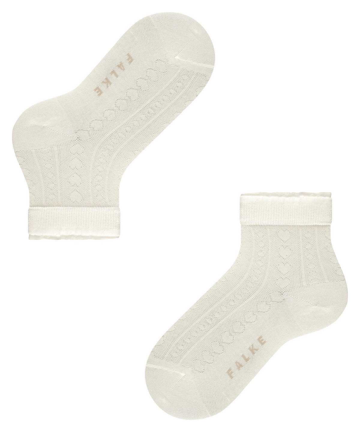 Calzini Bambino Falke Romantic Net Socks Bianche | OFCD71592