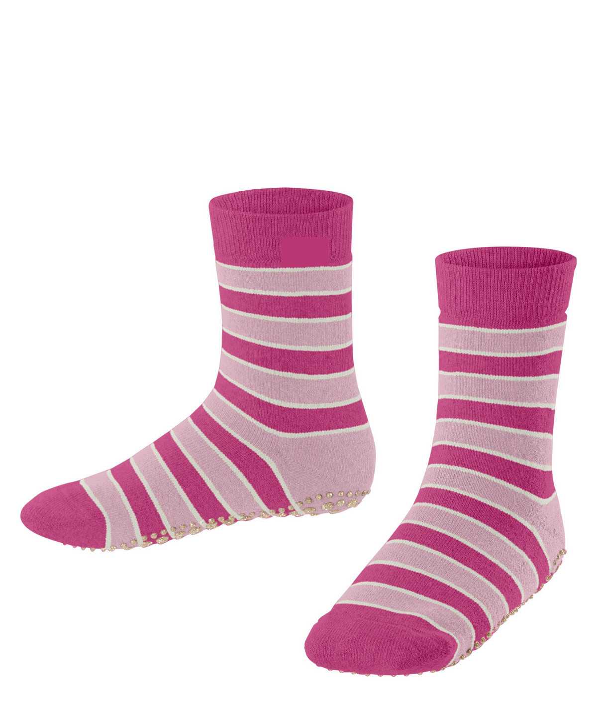 Calzini Bambino Falke Simple Stripes House socks Rosa | ODFT85340