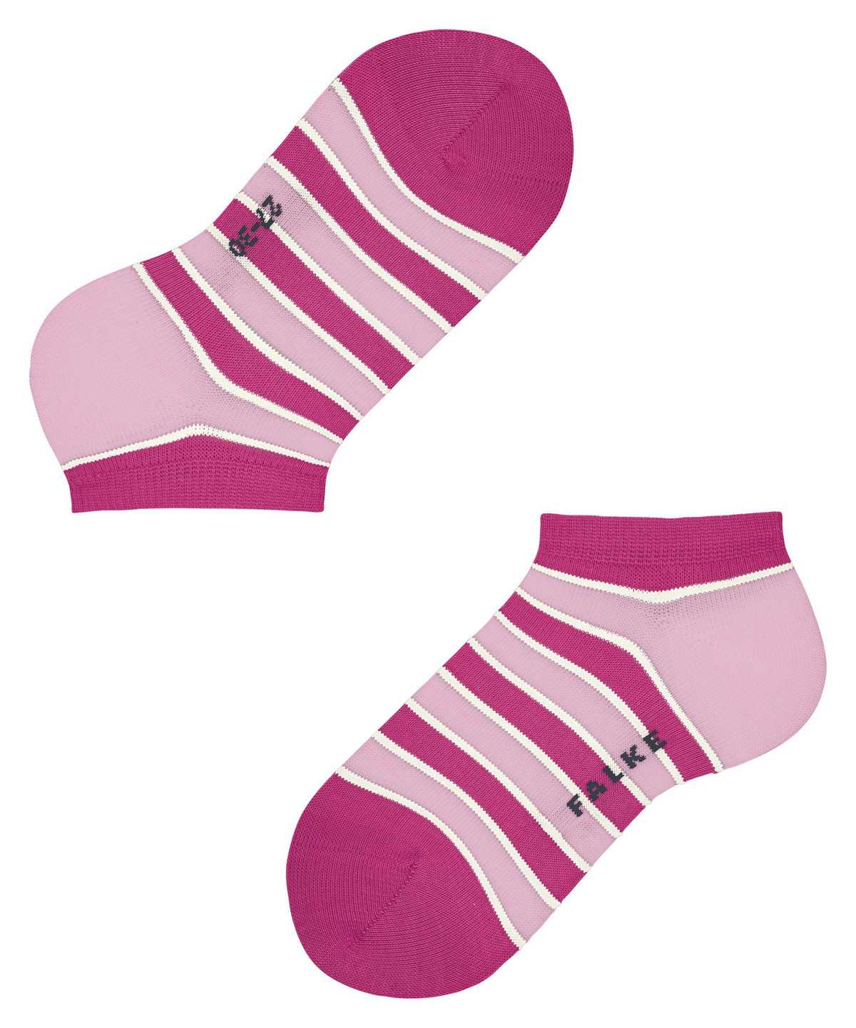 Calzini Bambino Falke Simple Stripes Sneaker socks Rosa | FWAM02687