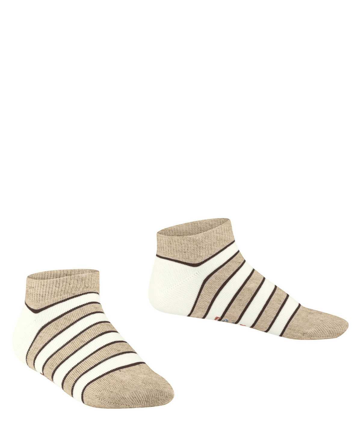 Calzini Bambino Falke Simple Stripes Sneaker socks Beige | SLYG83547