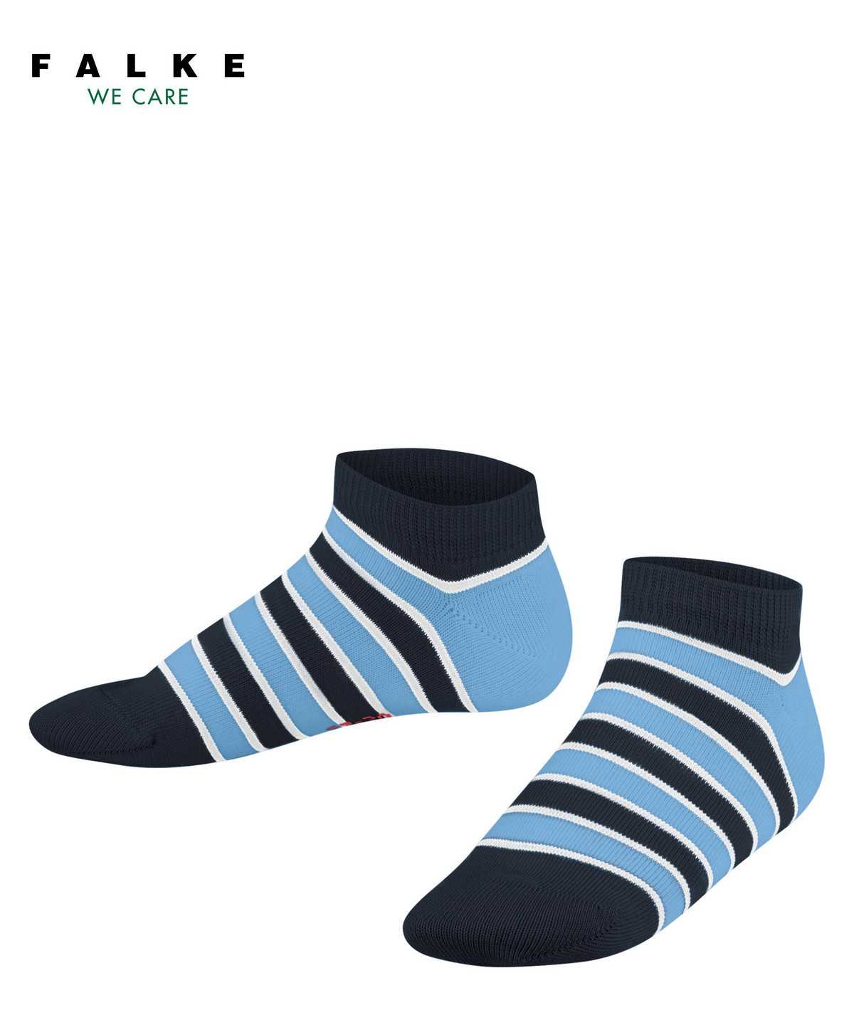 Calzini Bambino Falke Simple Stripes Sneaker socks Blu | FGQE65847