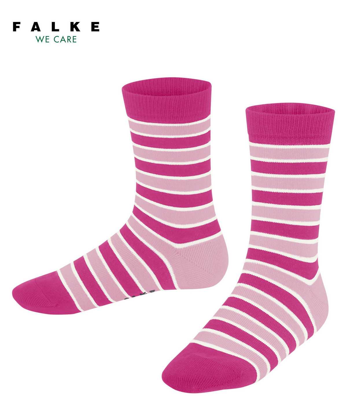 Calzini Bambino Falke Simple Stripes Socks Rosa | LHFY12785