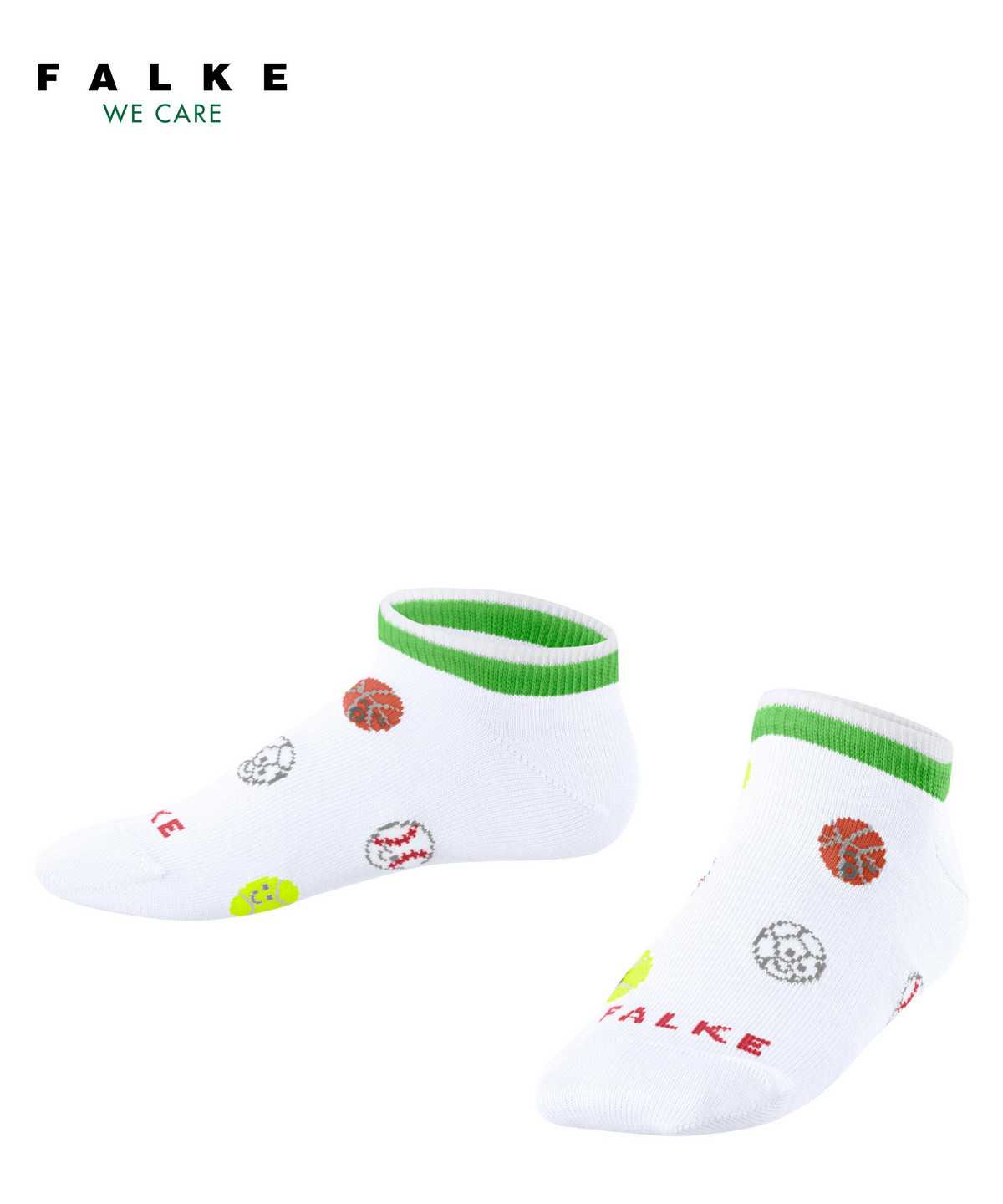 Calzini Bambino Falke Sporty Balls Sneaker socks Bianche | BQKR30975