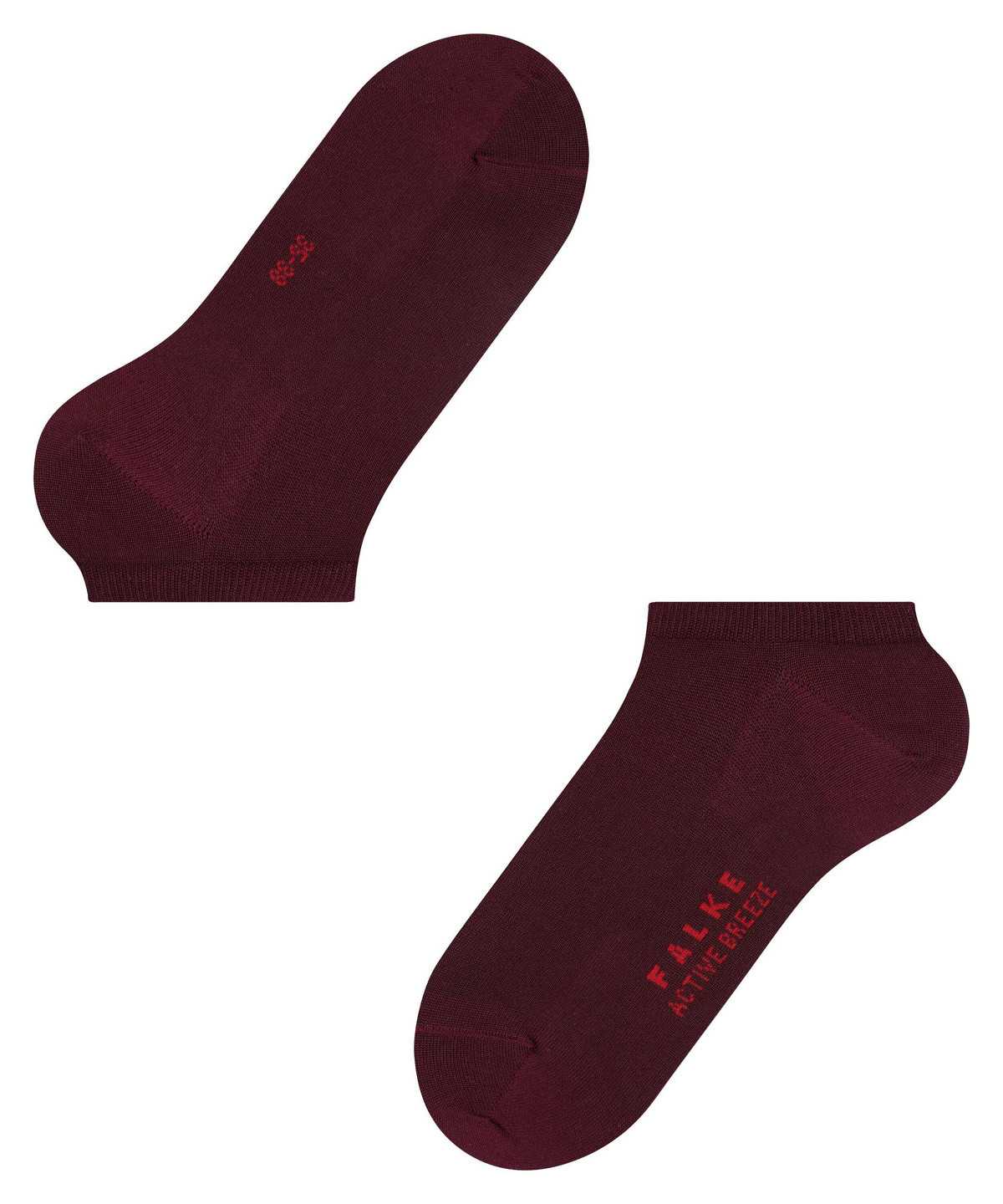 Calzini Donna Falke Active Breeze Sneaker socks Rosse | QELU73295