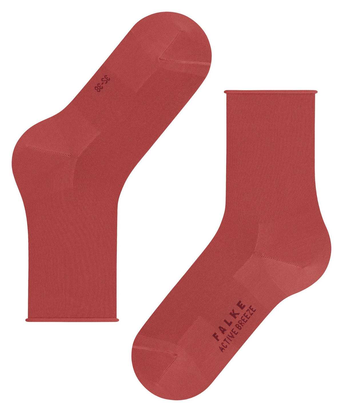 Calzini Donna Falke Active Breeze Socks Rosse | WHAX18945