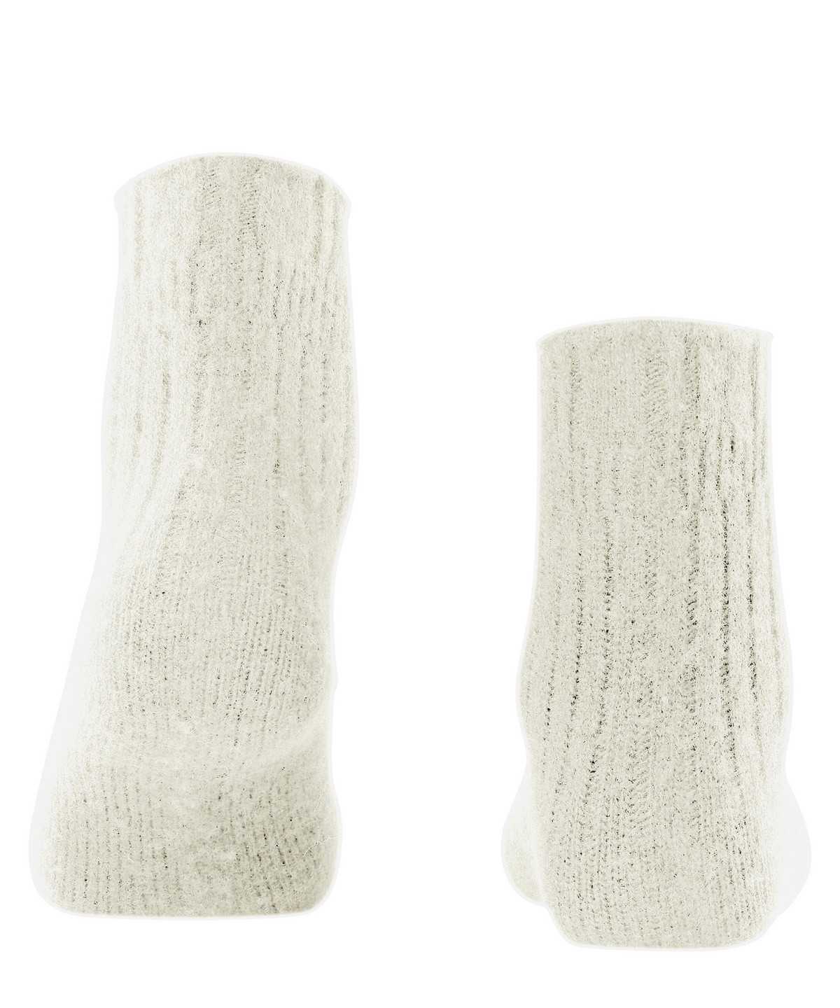 Calzini Donna Falke Bedsock Rib House socks Bianche | KQAT14807