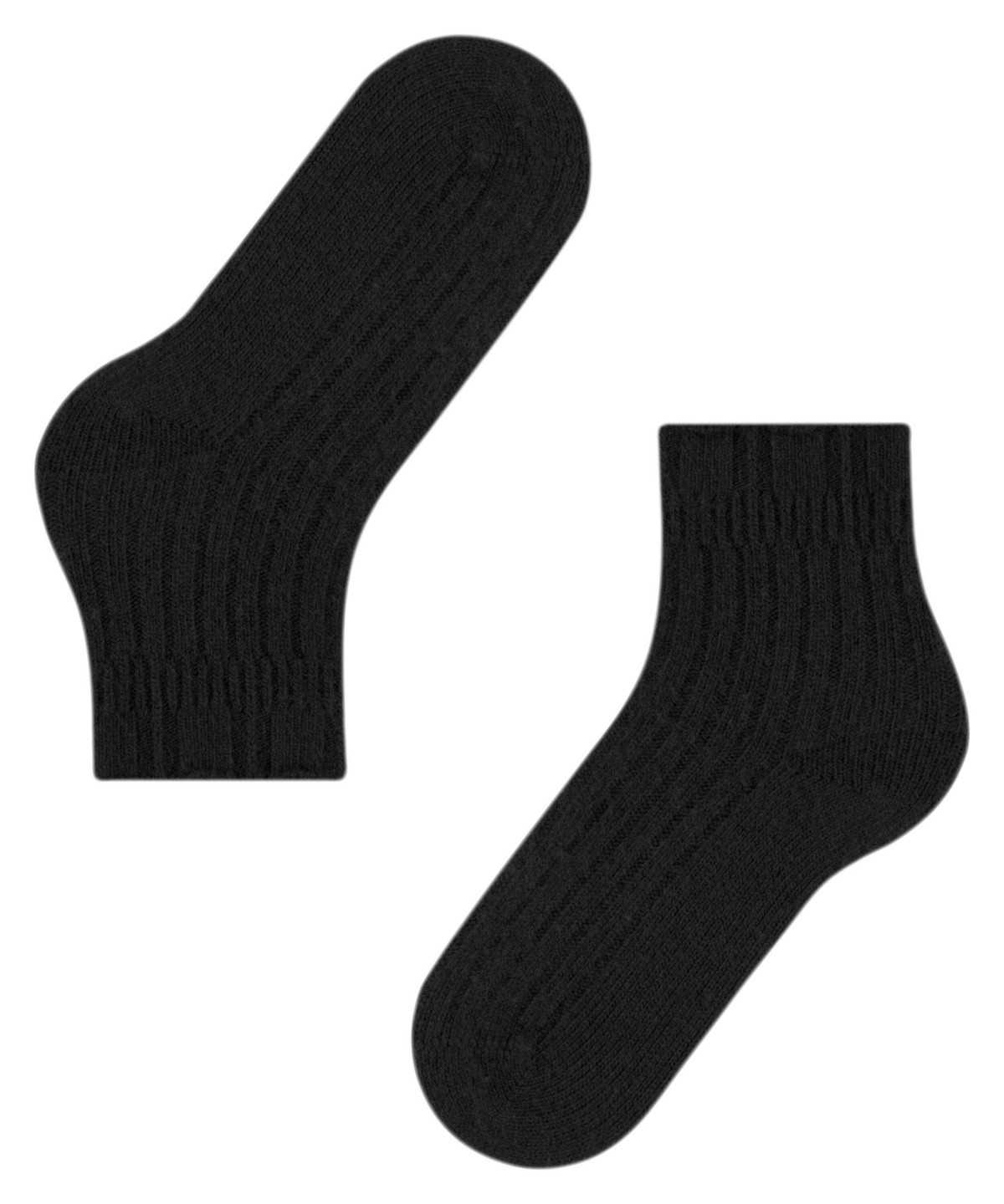 Calzini Donna Falke Bedsock Rib House socks Nere | YOPS05624