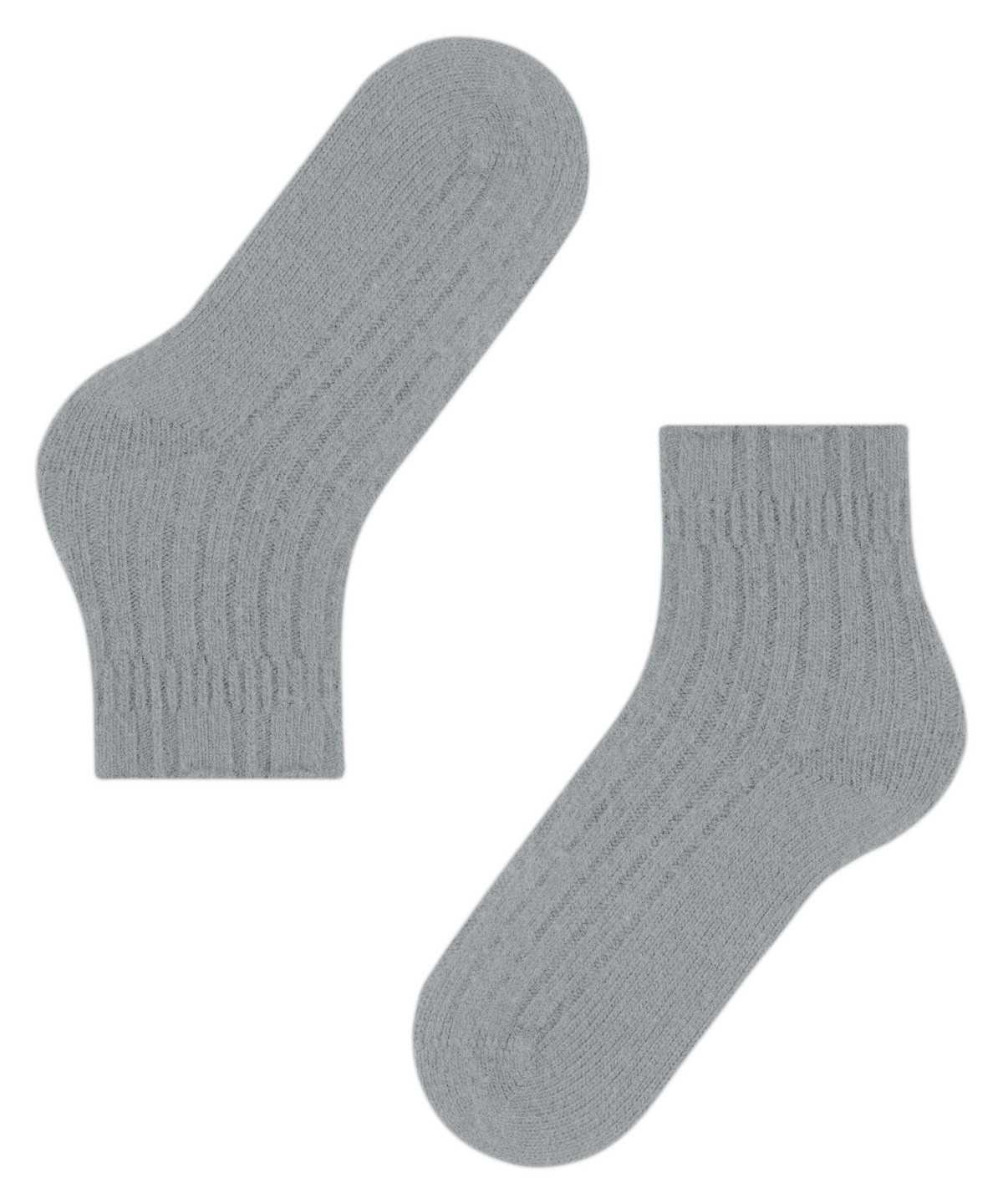 Calzini Donna Falke Bedsock Rib House socks Grigie | ZYKJ86129