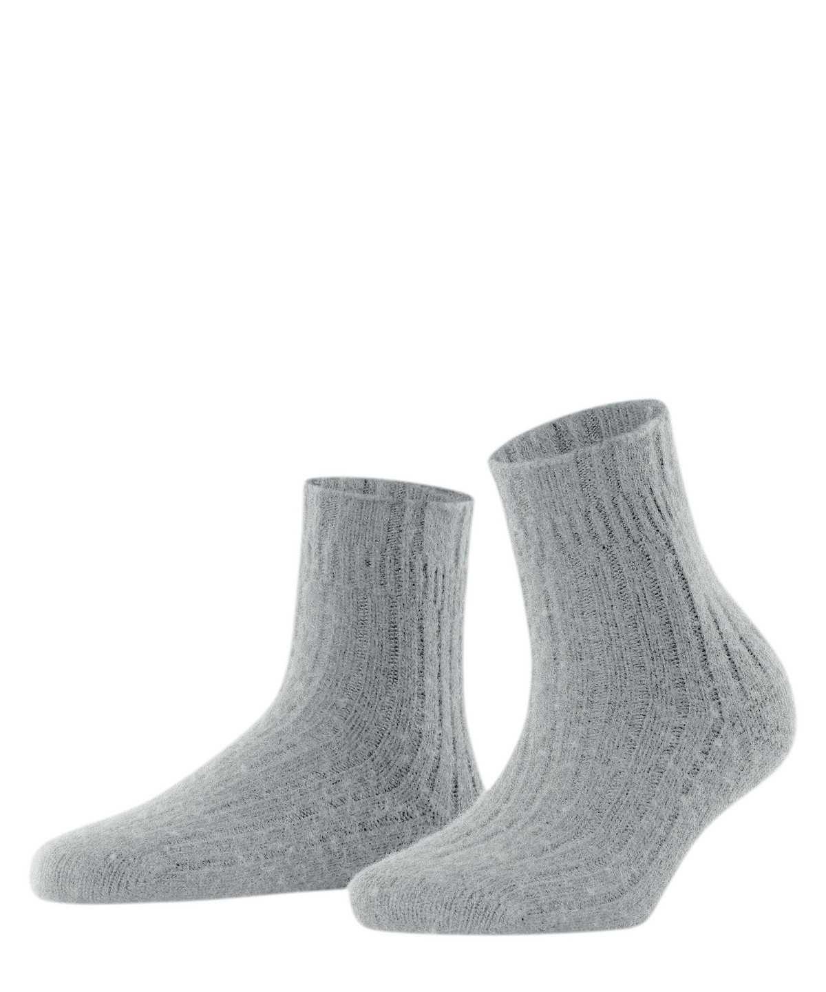 Calzini Donna Falke Bedsock Rib House socks Grigie | ZYKJ86129