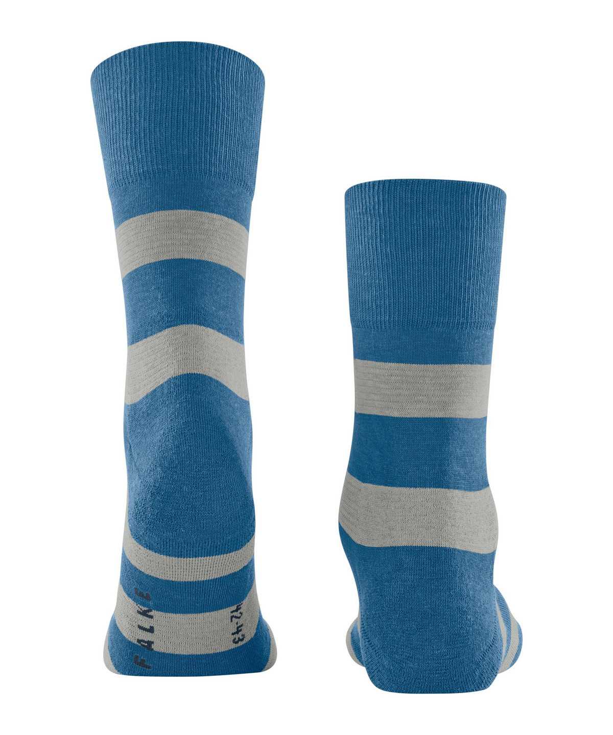 Calzini Donna Falke Block Stripe Socks Blu | VQZT04683