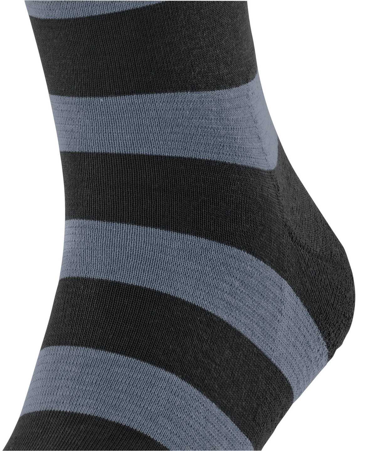 Calzini Donna Falke Block Stripe Socks Nere | RZMN74360