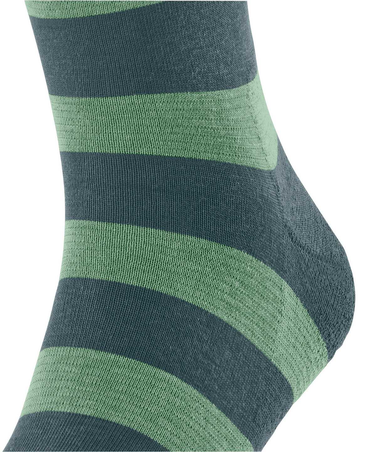 Calzini Donna Falke Block Stripe Socks Verdi | ELND29341