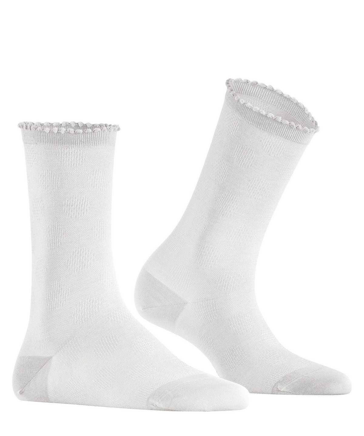 Calzini Donna Falke Bold Dot Socks Bianche | EUZX09124