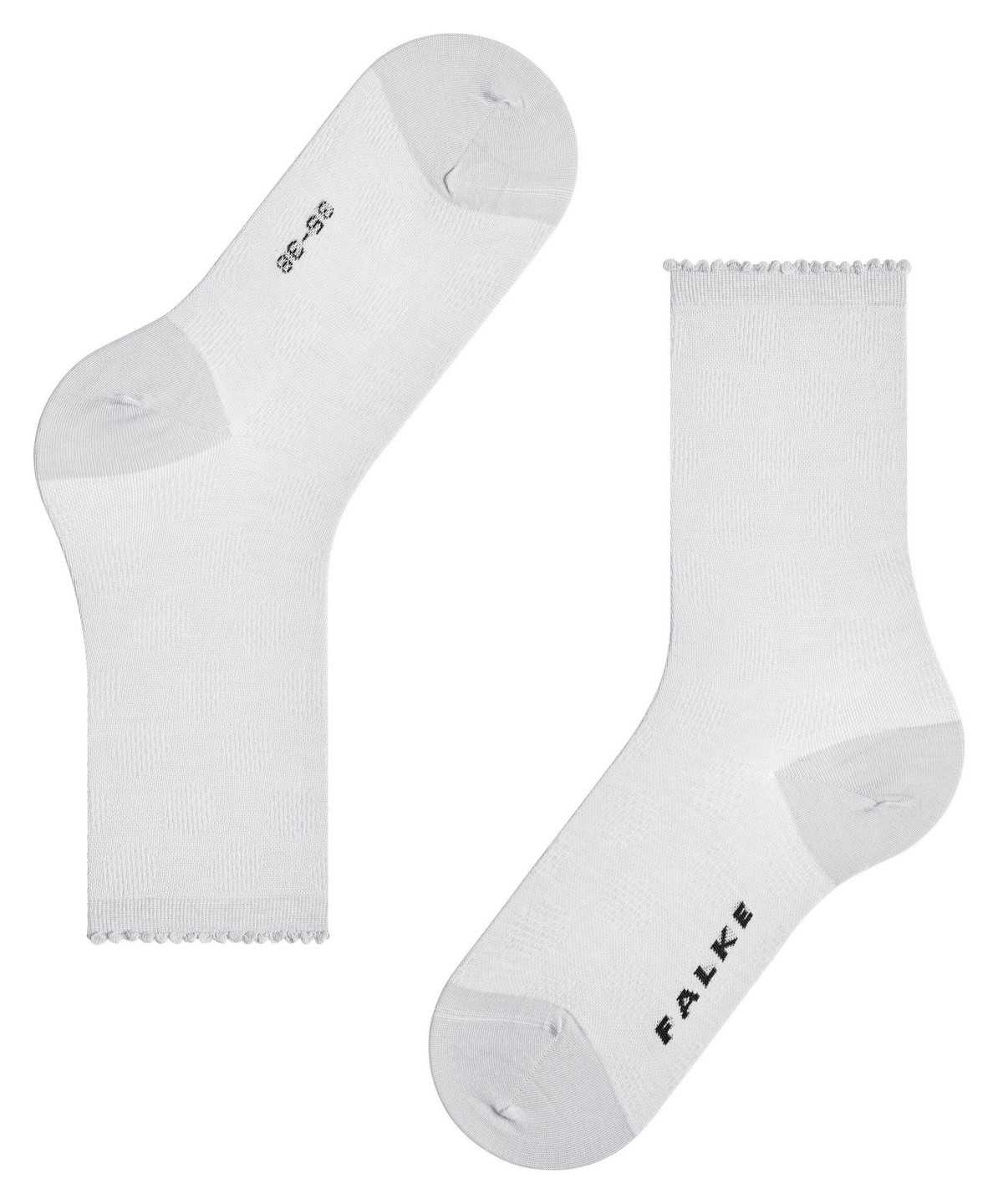 Calzini Donna Falke Bold Dot Socks Bianche | EUZX09124