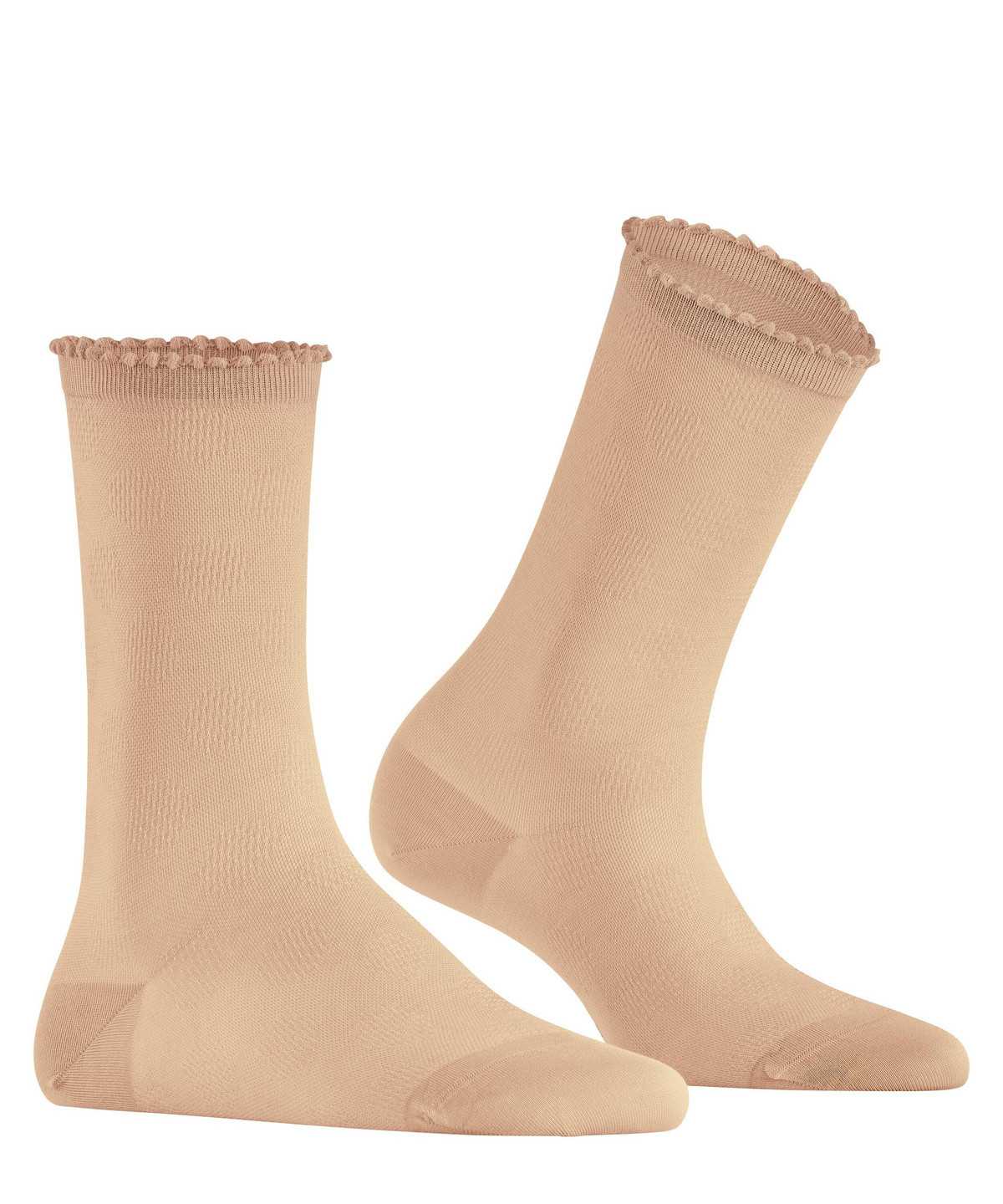 Calzini Donna Falke Bold Dot Socks Marroni | ICEG04825