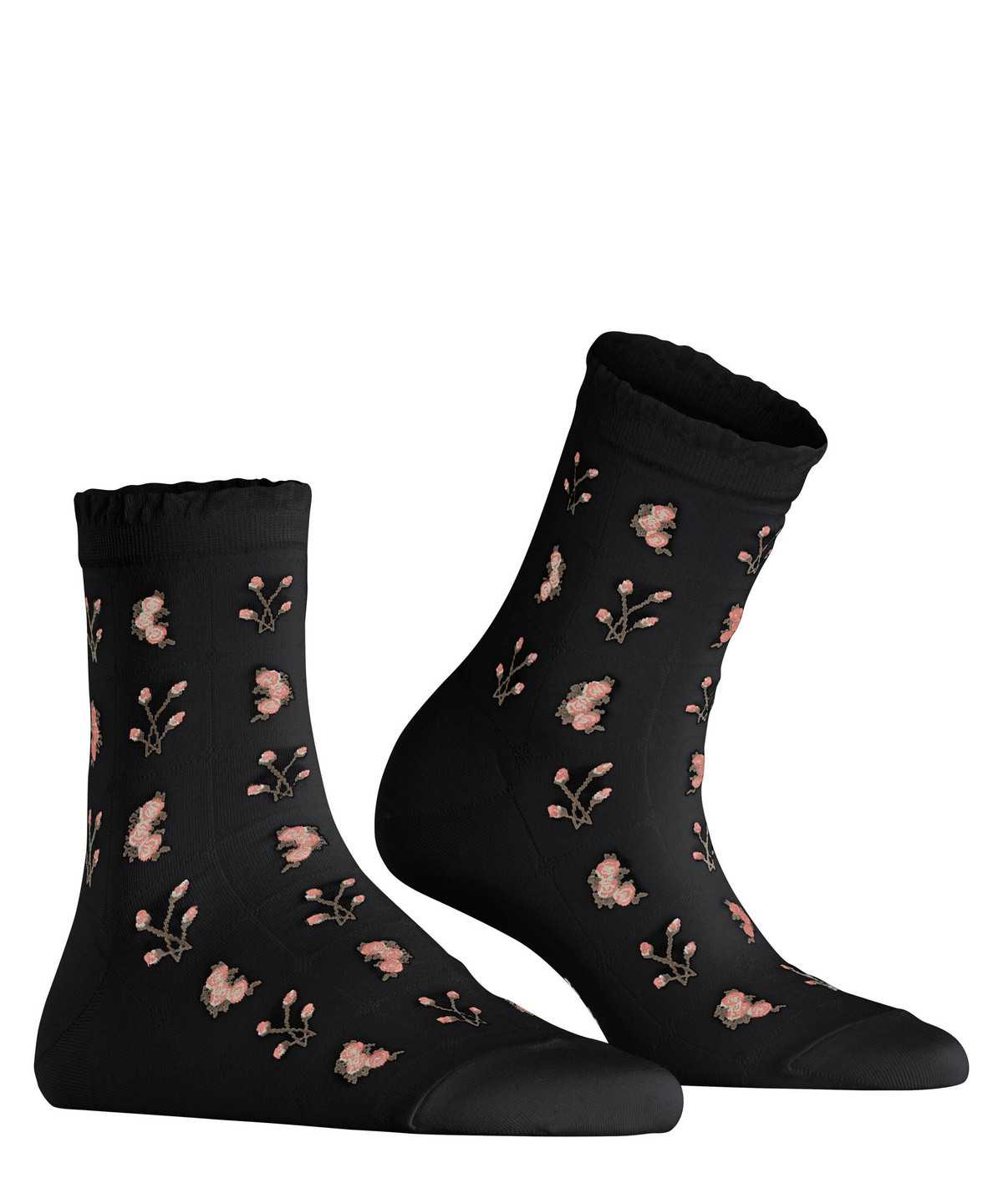 Calzini Donna Falke Bucolic Short sock Nere | GXKU56398