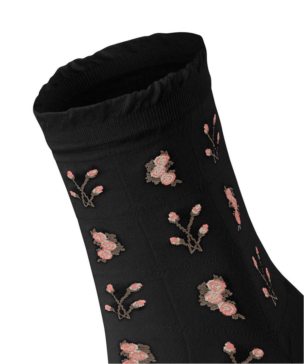 Calzini Donna Falke Bucolic Short sock Nere | GXKU56398