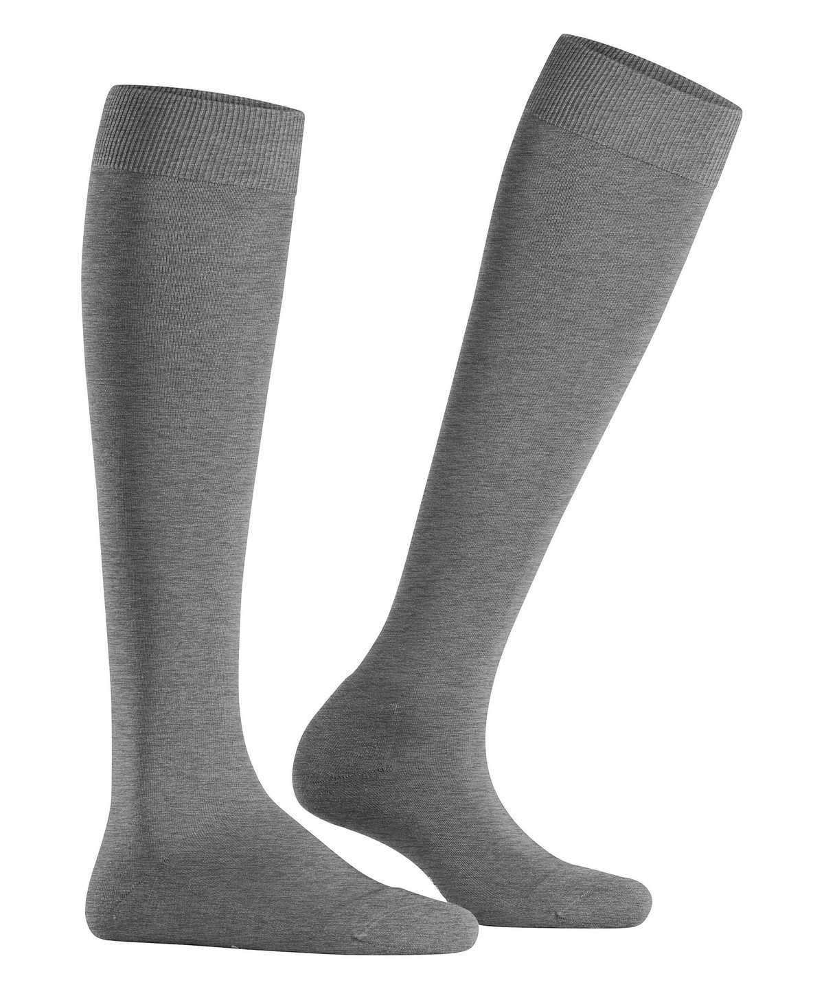 Calzini Donna Falke ClimaWool Knee-high Socks Grigie | WOHA59876