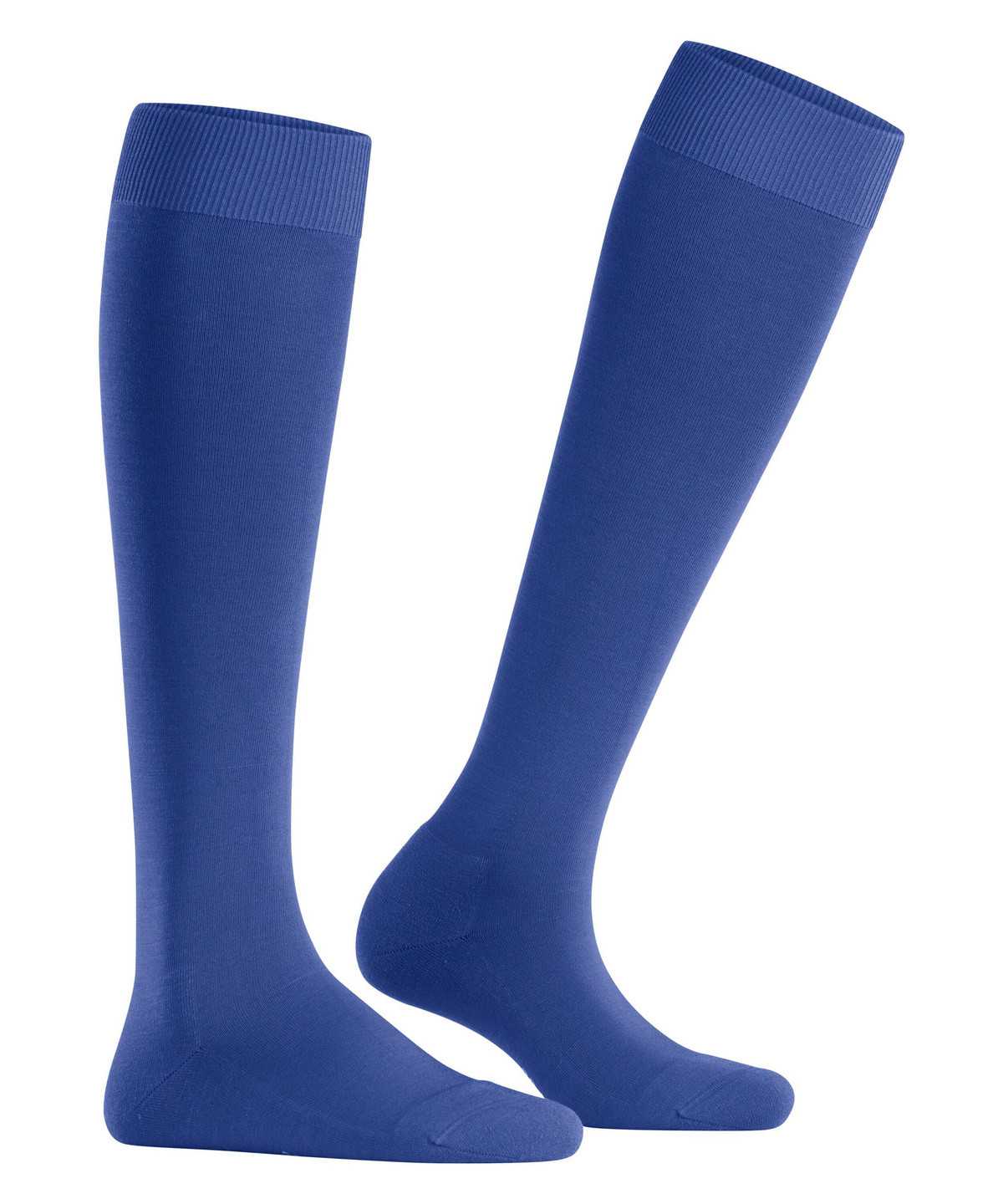 Calzini Donna Falke ClimaWool Knee-high Socks Blu | DHEC98743