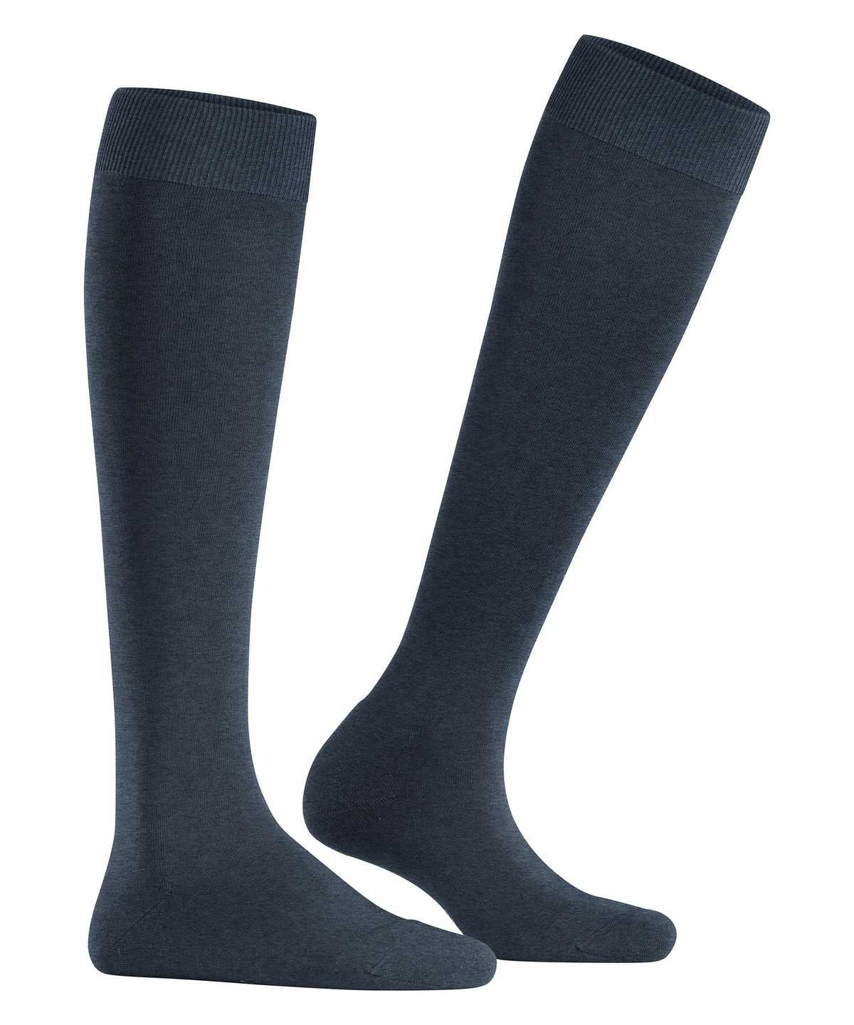 Calzini Donna Falke ClimaWool Knee-high Socks Blu | UZGI18407