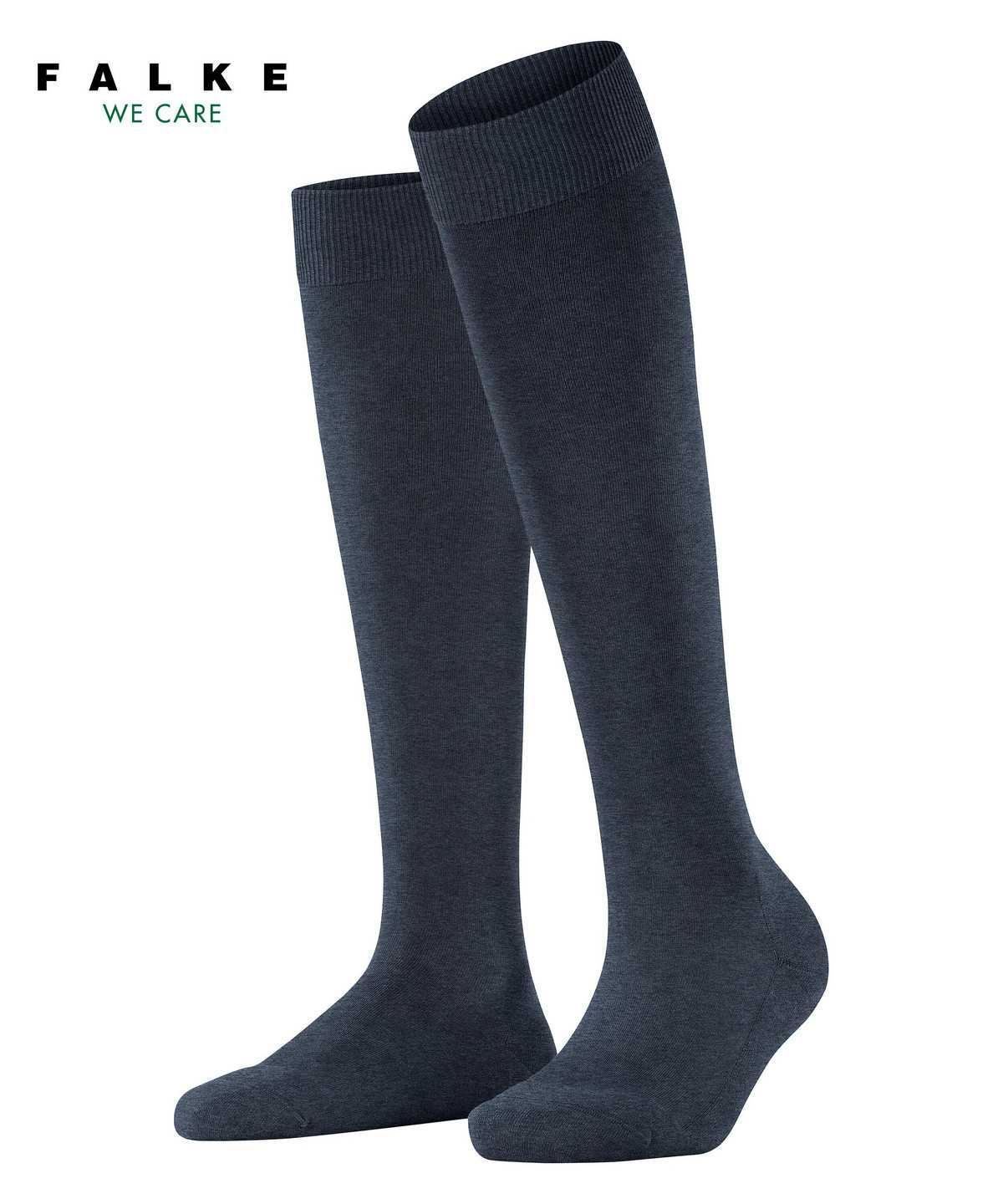 Calzini Donna Falke ClimaWool Knee-high Socks Blu | UZGI18407