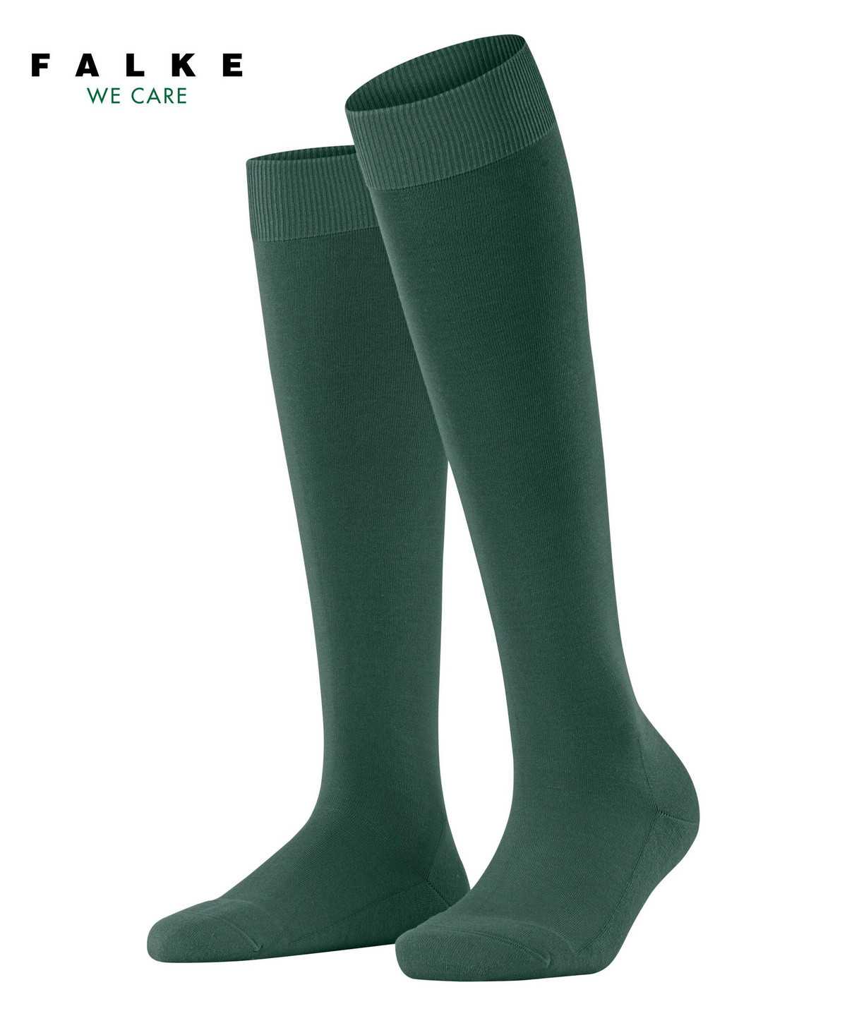 Calzini Donna Falke ClimaWool Knee-high Socks Verdi | QCEM75236