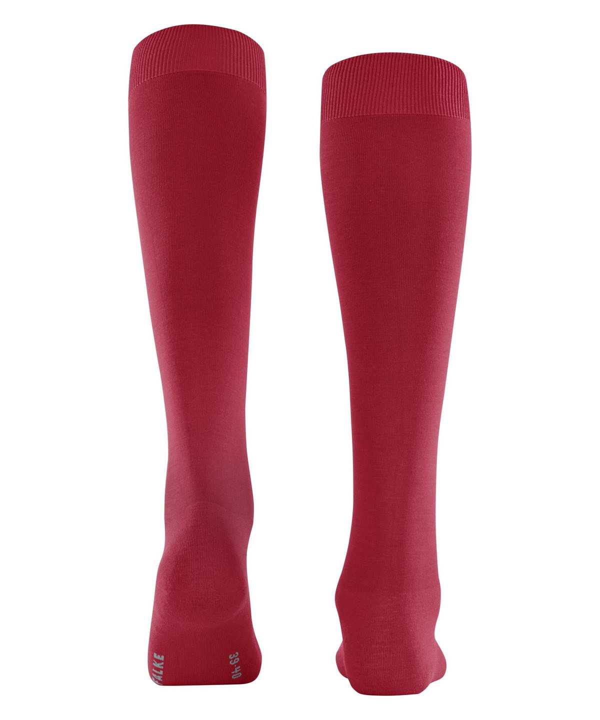 Calzini Donna Falke ClimaWool Knee-high Socks Rosse | GHZV48027