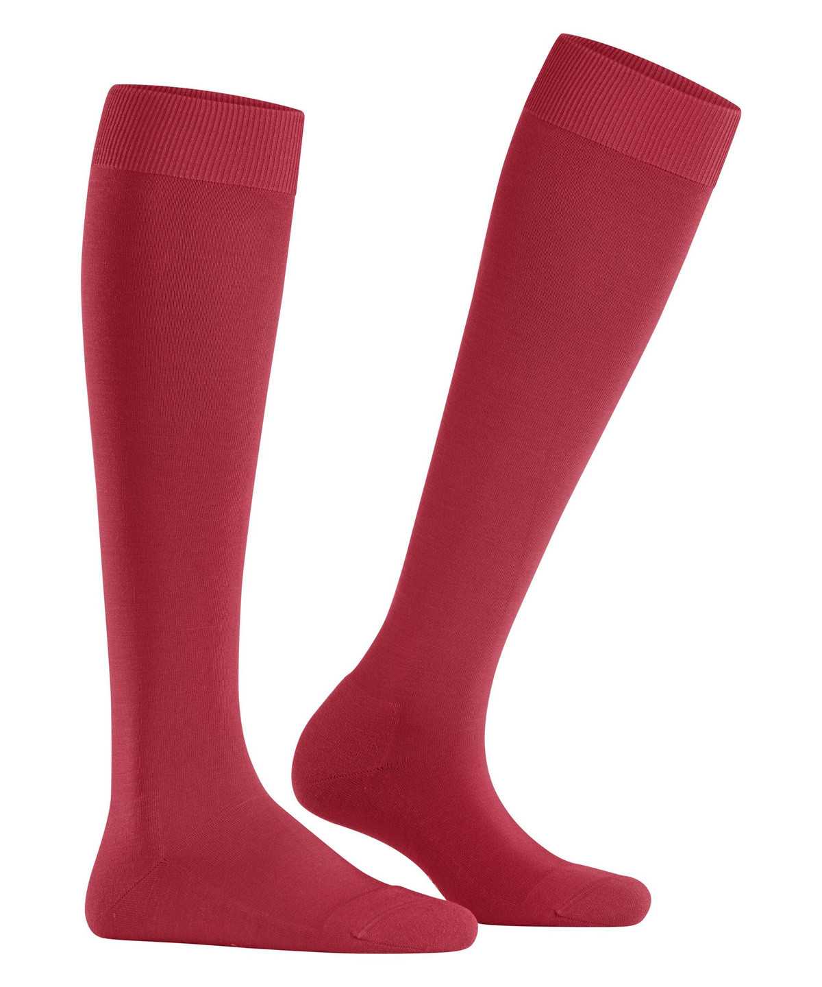 Calzini Donna Falke ClimaWool Knee-high Socks Rosse | GHZV48027