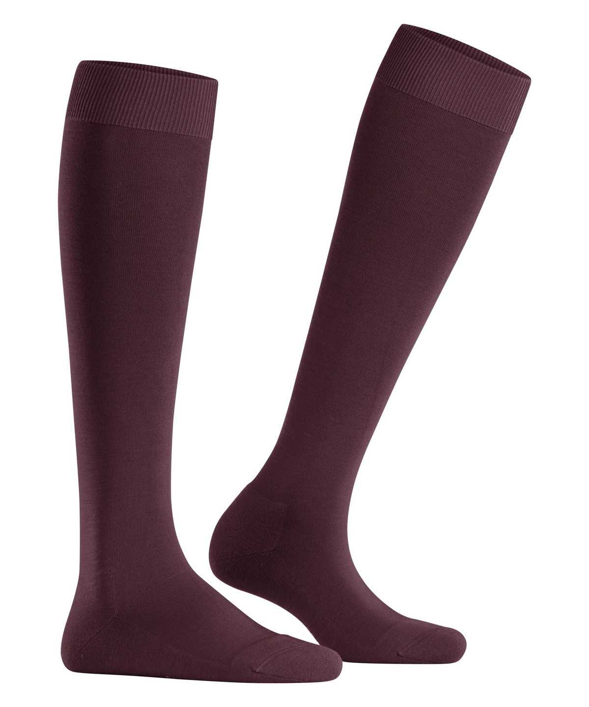 Calzini Donna Falke ClimaWool Knee-high Socks Rosse | ZANJ85314