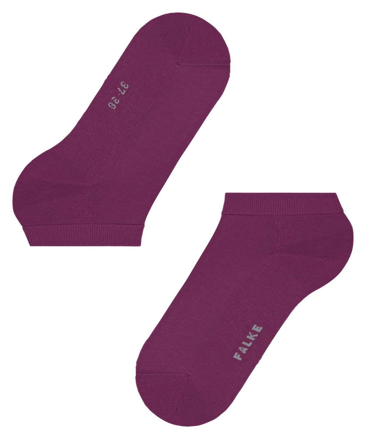 Calzini Donna Falke ClimaWool Sneaker socks Viola | CLOT81702