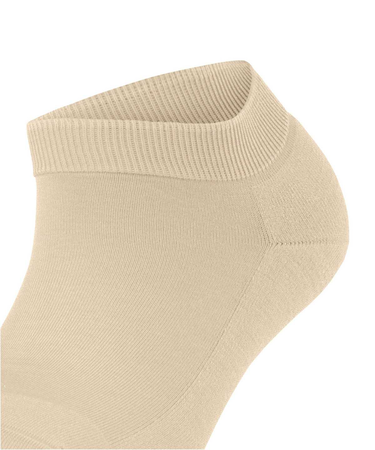 Calzini Donna Falke ClimaWool Sneaker socks Beige | ZMDU78650