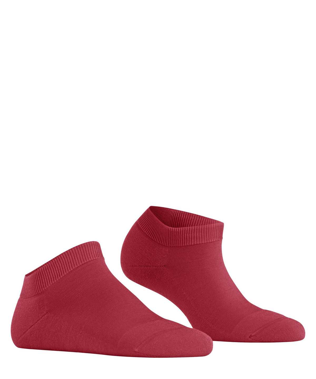 Calzini Donna Falke ClimaWool Sneaker socks Rosse | XYLU84509