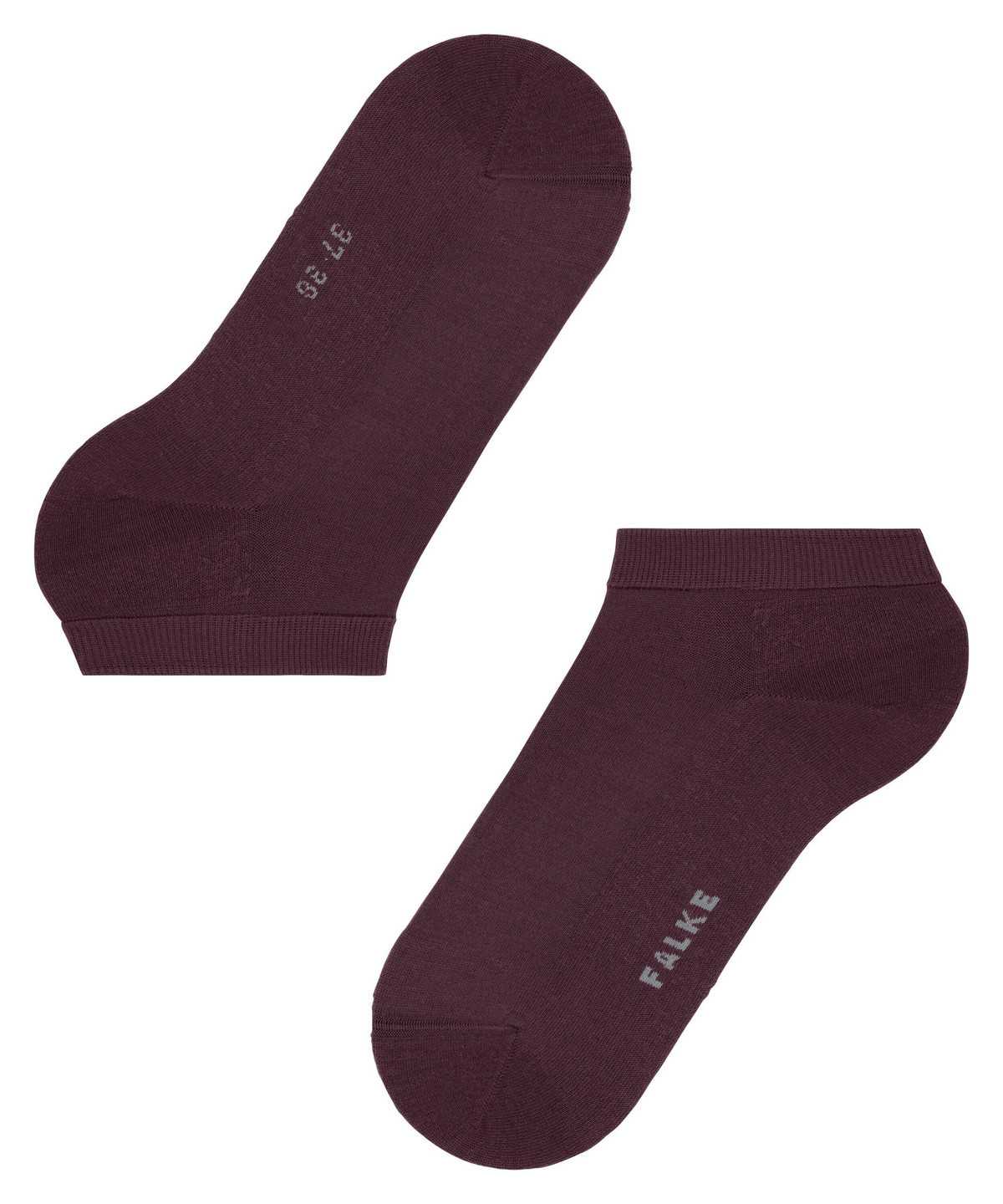 Calzini Donna Falke ClimaWool Sneaker socks Rosse | FCJD72045