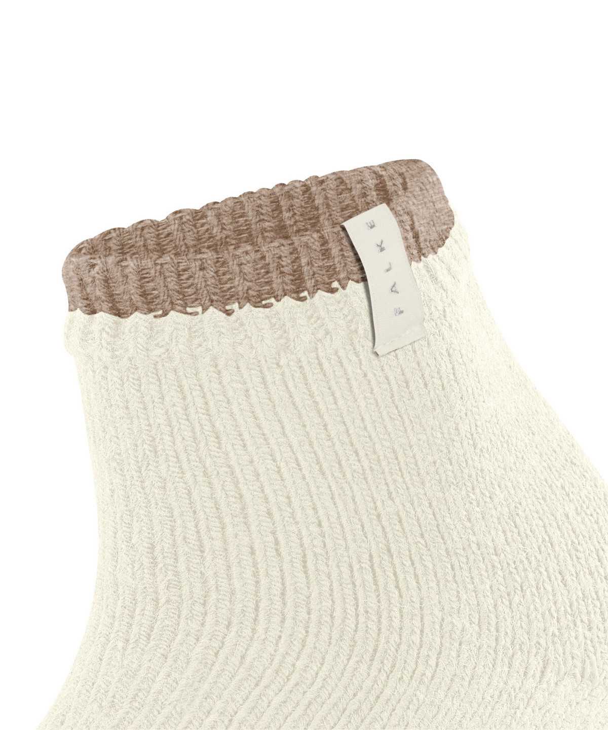 Calzini Donna Falke Cosy Plush Short sock Bianche | NKEJ94250