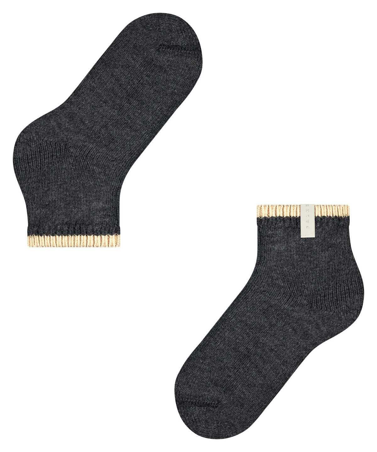 Calzini Donna Falke Cosy Plush Short sock Grigie | HMLE20365