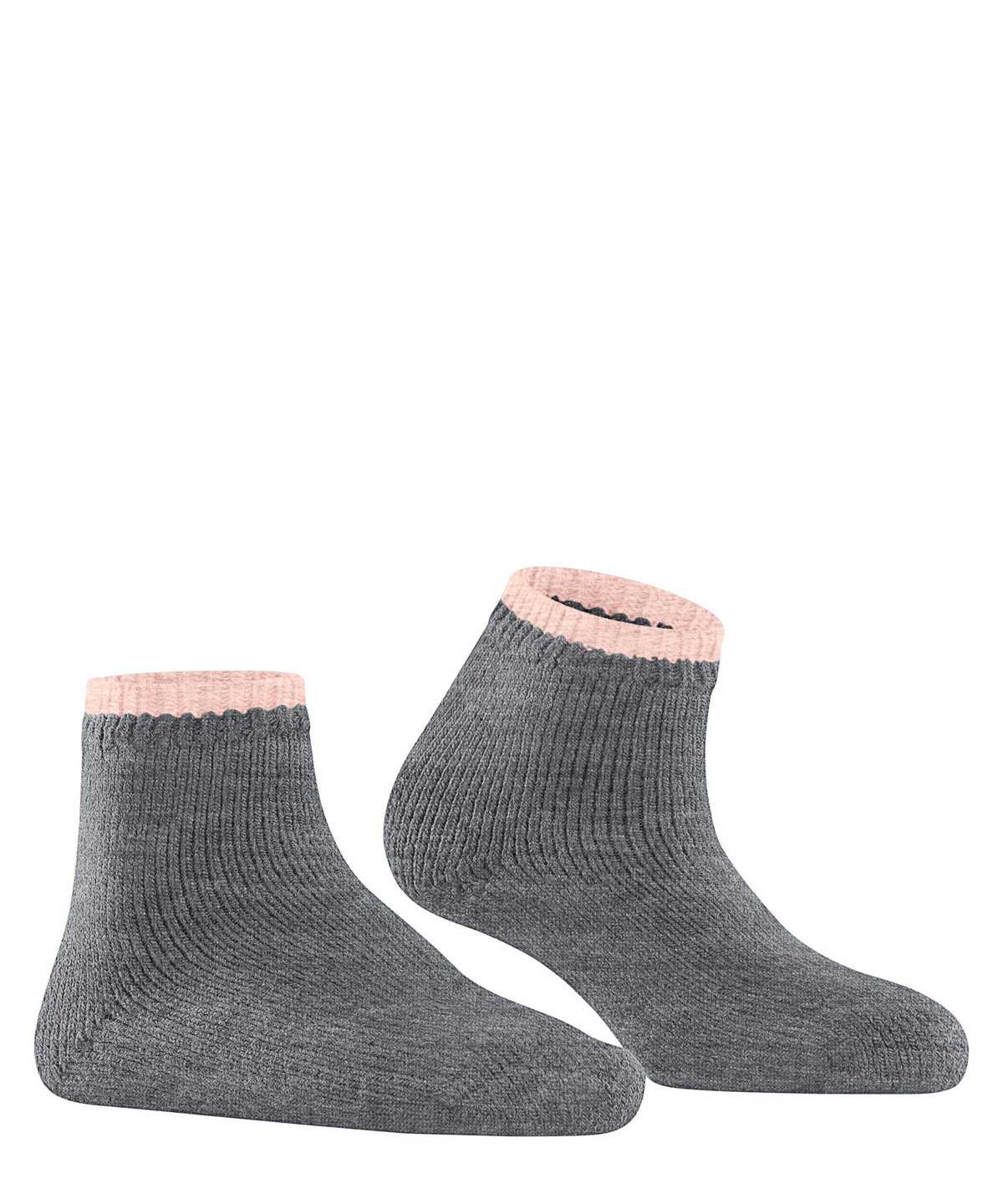 Calzini Donna Falke Cosy Plush Short sock Grigie | ECKT59872