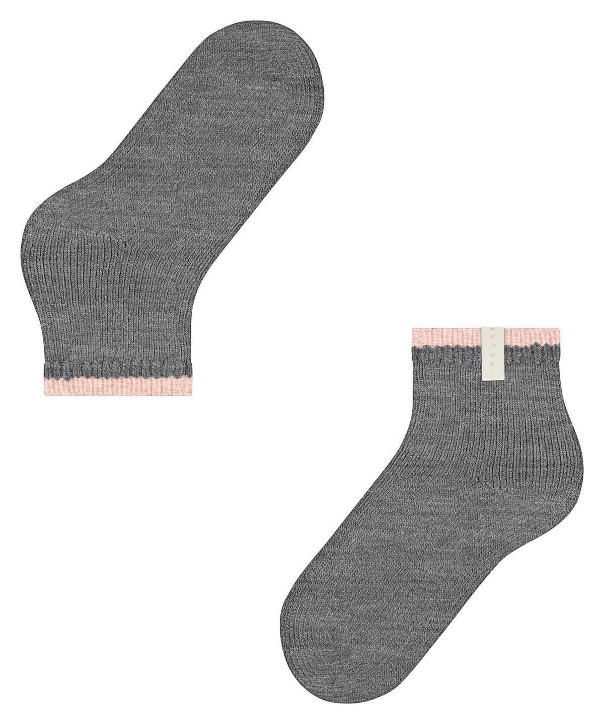 Calzini Donna Falke Cosy Plush Short sock Grigie | ECKT59872