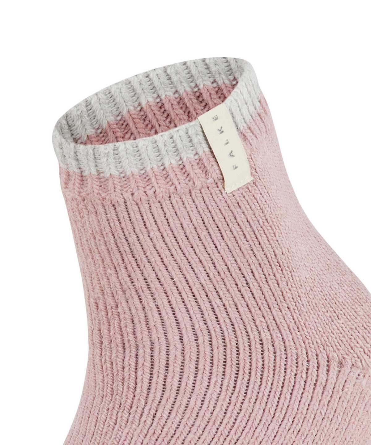 Calzini Donna Falke Cosy Plush Short sock Rosa | HFSQ21804