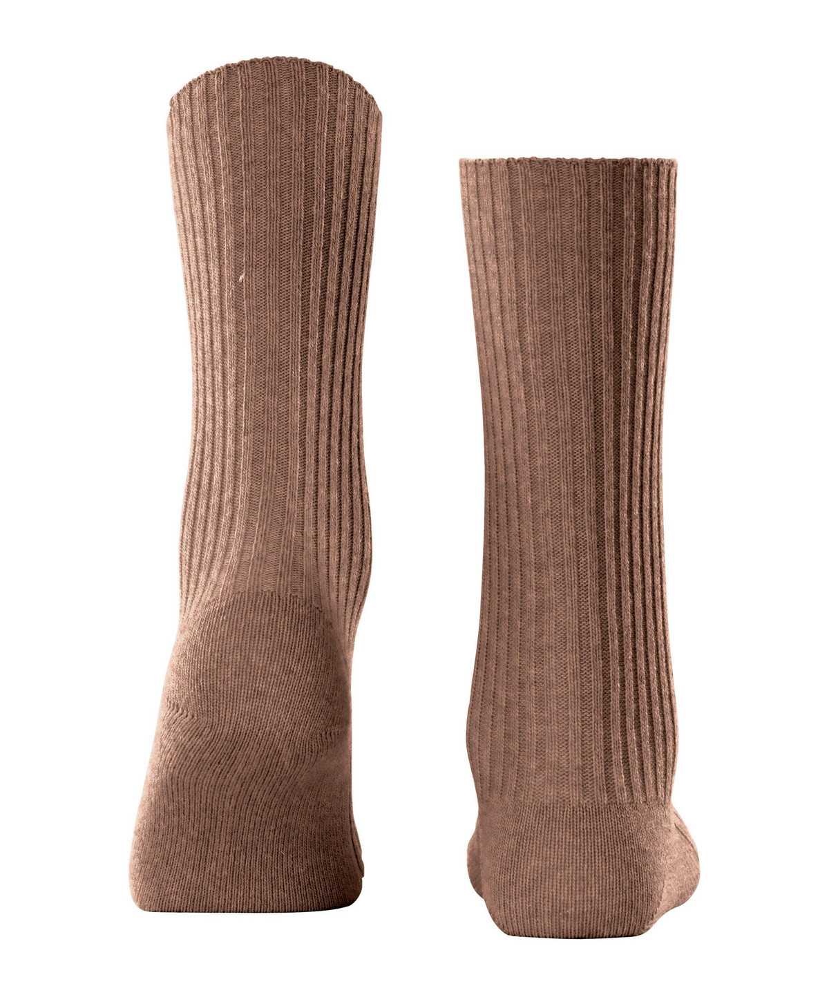 Calzini Donna Falke Cosy Wool Boot Socks Marroni | CPYU95648