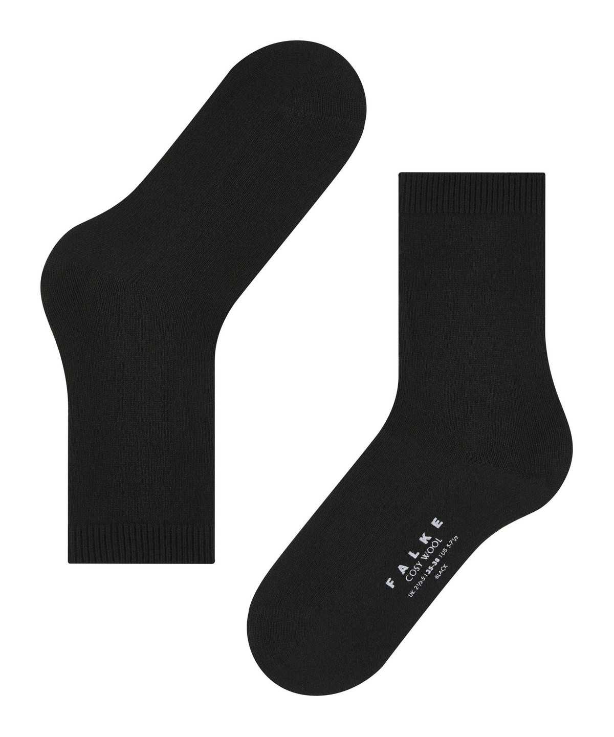 Calzini Donna Falke Cosy Wool Socks Nere | ZHBM78952