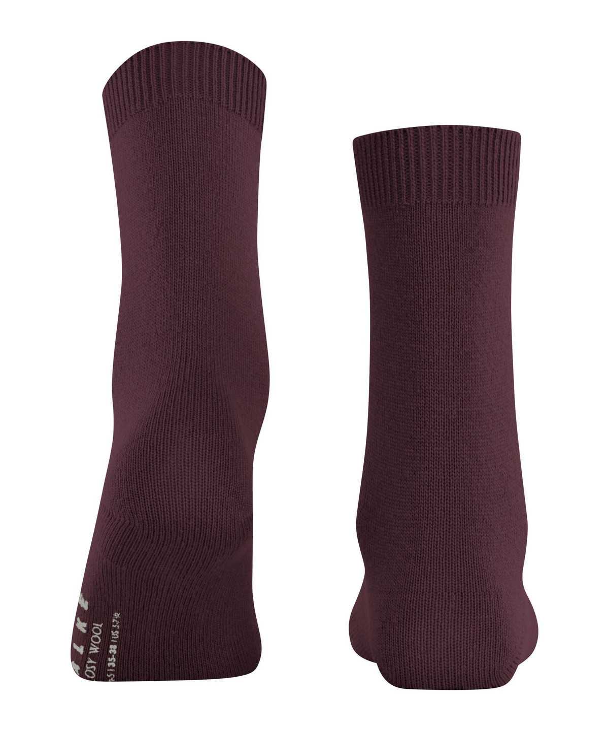 Calzini Donna Falke Cosy Wool Socks Rosse | AVKC51724