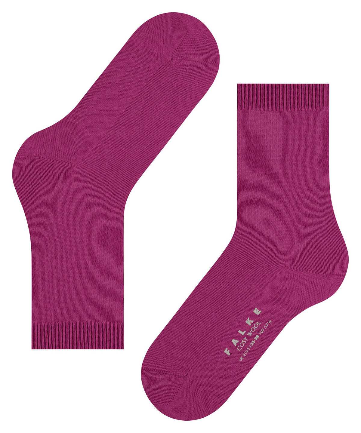 Calzini Donna Falke Cosy Wool Socks Rosse | PUBM36495