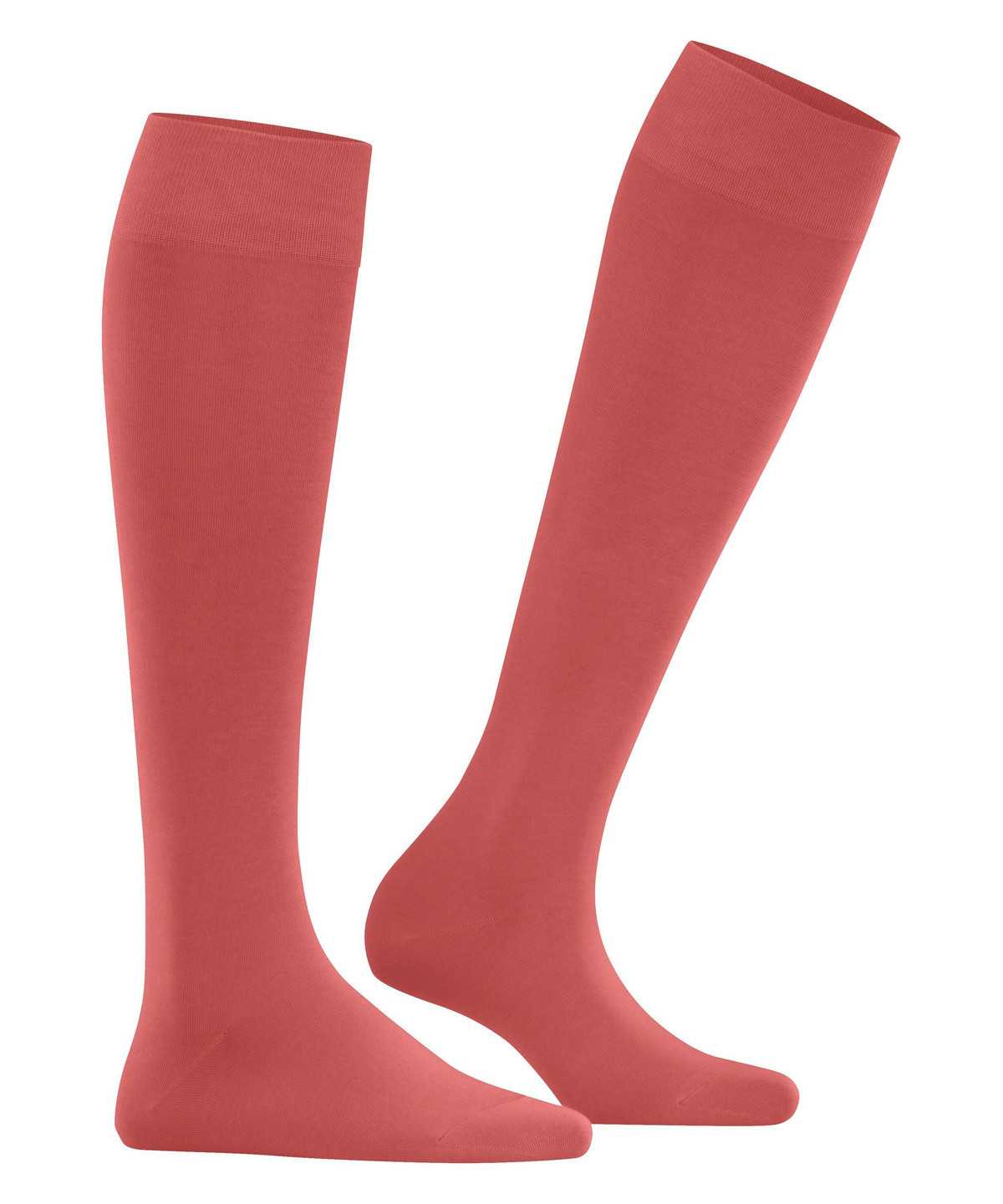 Calzini Donna Falke Cotton Touch Knee-high Socks Rosse | LCKP81975