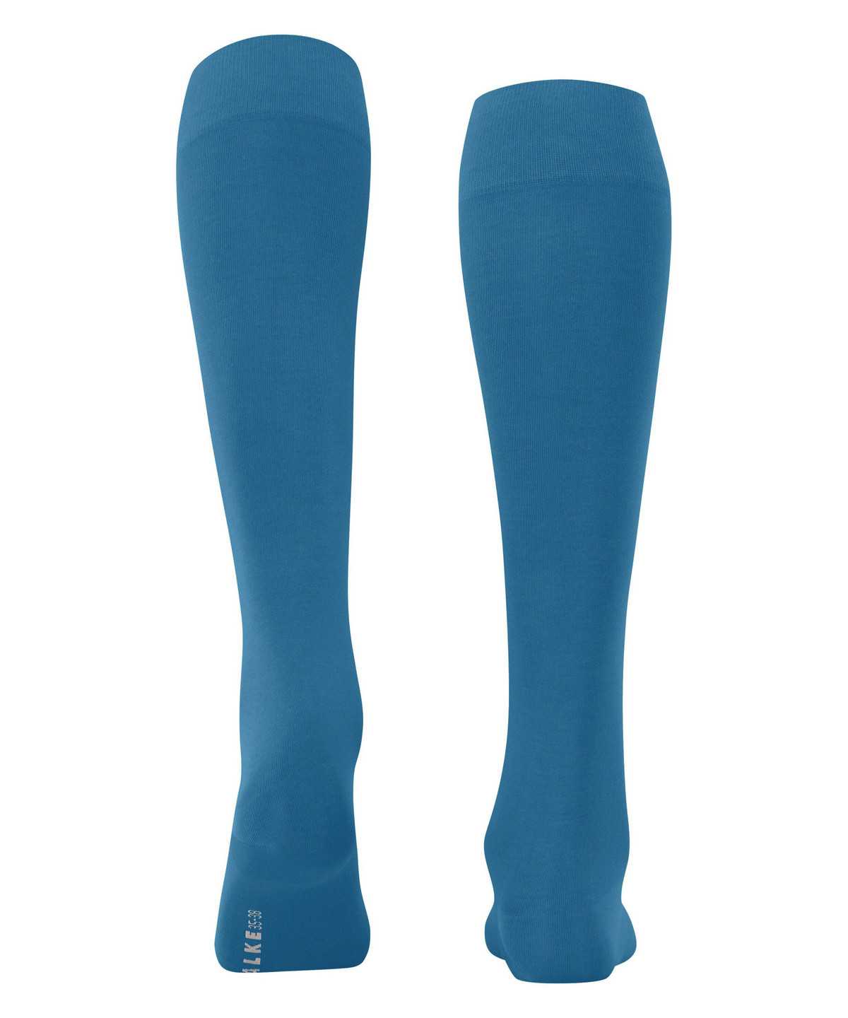 Calzini Donna Falke Cotton Touch Knee-high Socks Blu | IDWA57948