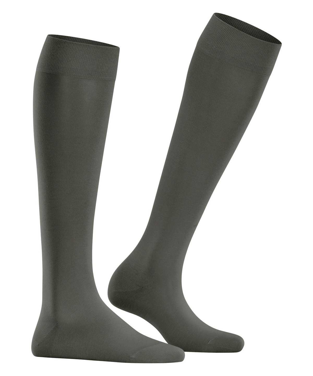 Calzini Donna Falke Cotton Touch Knee-high Socks Verdi | QFXL80735