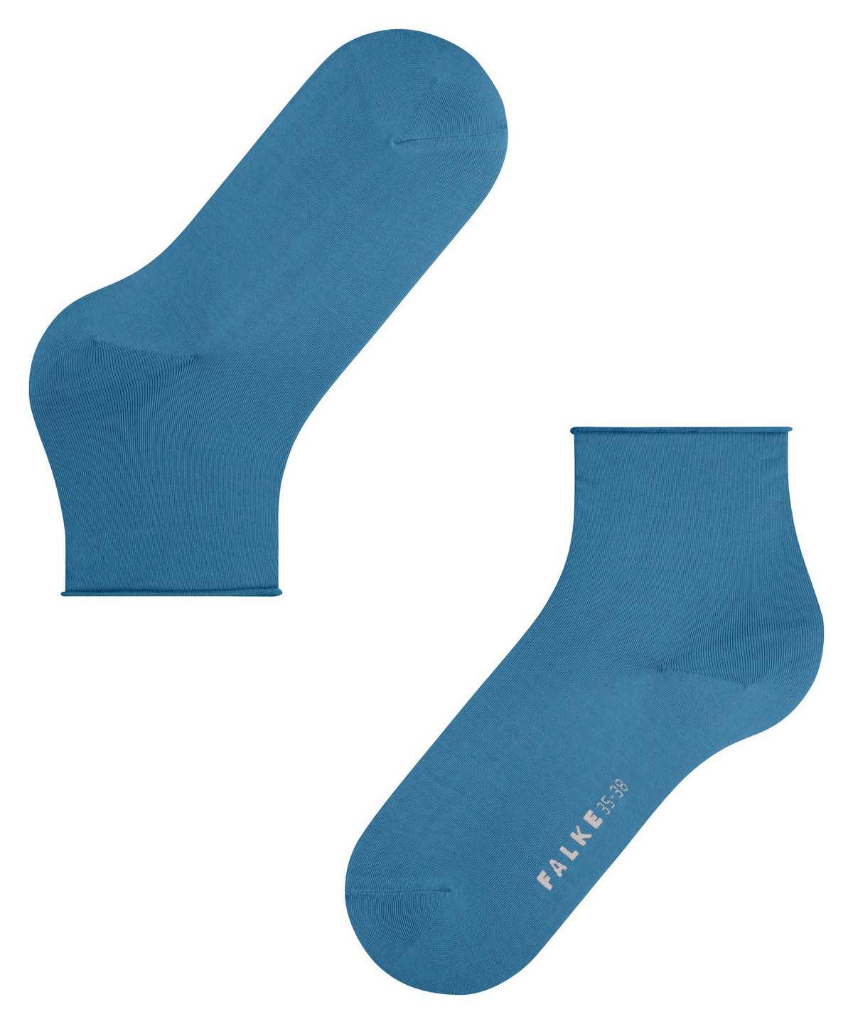 Calzini Donna Falke Cotton Touch Short sock Blu | FHRX47589