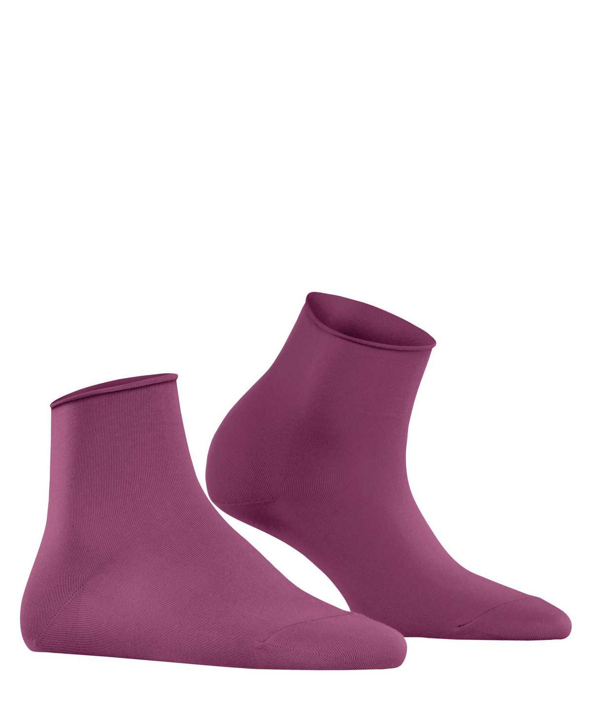 Calzini Donna Falke Cotton Touch Short sock Viola | LYJG53409