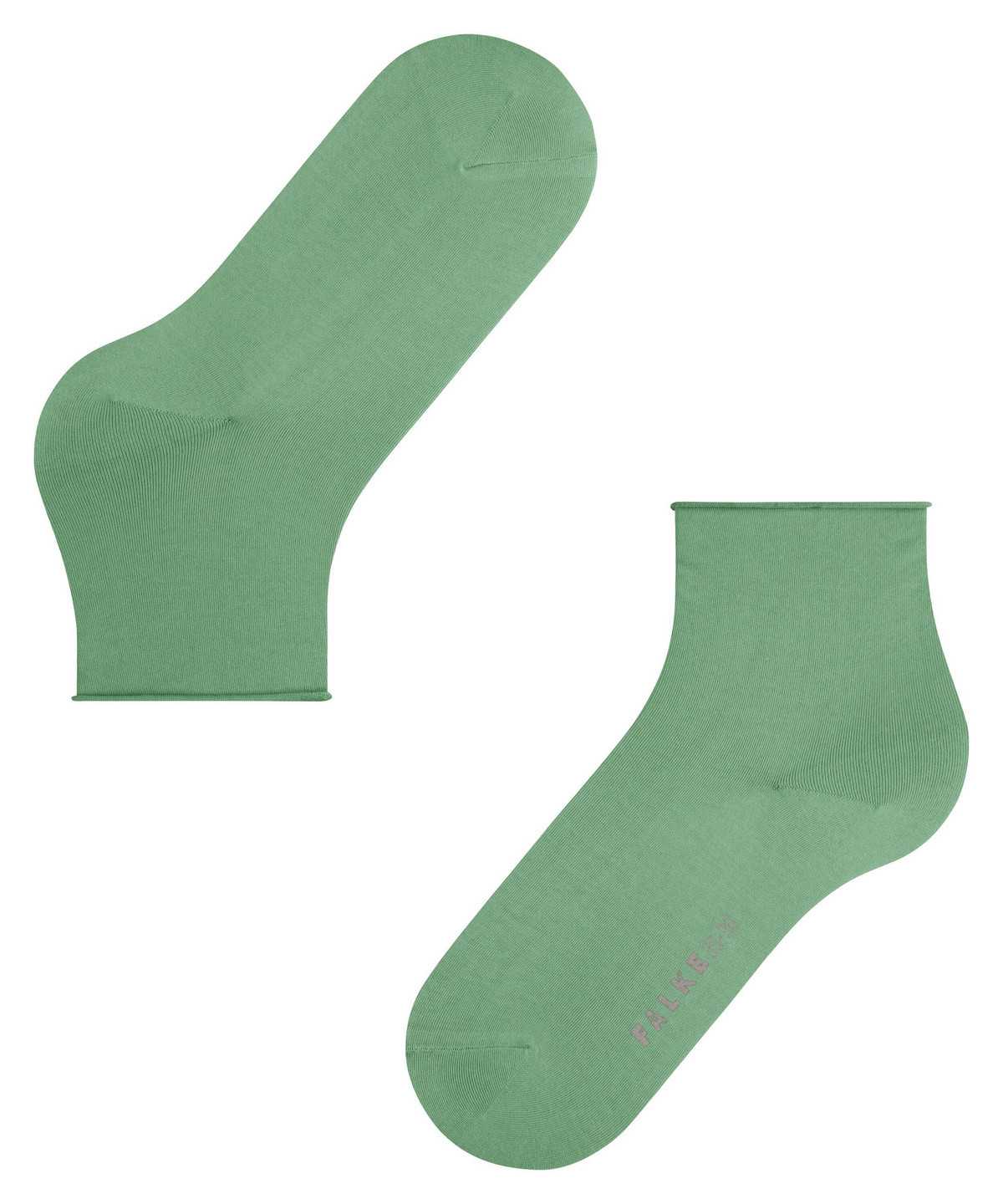 Calzini Donna Falke Cotton Touch Short sock Verdi | CVFI69248