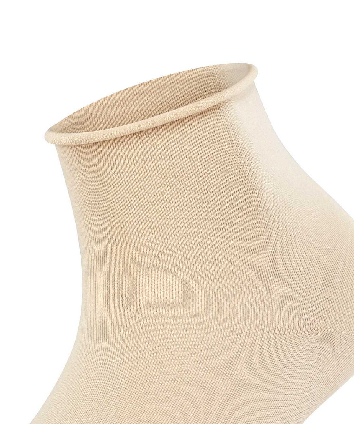 Calzini Donna Falke Cotton Touch Short sock Beige | OHGA34521